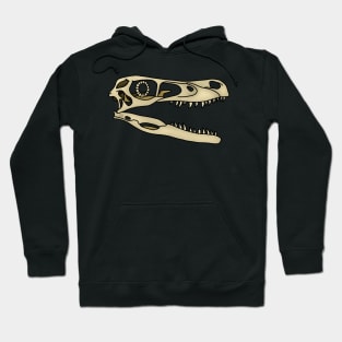 Velociraptor skull Hoodie